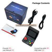 3.0 inch 32 bit support tf card and two players battle 520 games preinstalled 256 M memory game console retro arcade mini